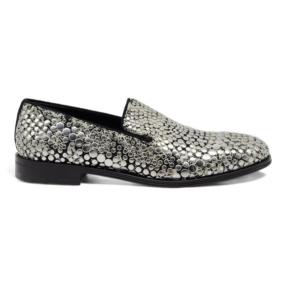Alexander McQueen Silver Studded Loafers 40 (7US) - Picture 2 of 8